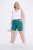 Ulla Popken Cargo Bermuda Shorts Teal - Shorts - Shorts för kvinnor i stora storlekar