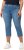 Ulla Popken Cropped Stretch Blend Mony Jeans Blue - Jeans & Byxor i Stora Storlekar – Plus Size - 