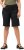 Ulla Popken Frayed Hemline Elastic Waistband Bermuda Shorts Black - Jeans & Byxor i Stora Storlekar – Plus Size - 