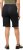 Ulla Popken Frayed Hemline Elastic Waistband Bermuda Shorts Black - Jeans & Byxor i Stora Storlekar – Plus Size - 