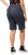 Ulla Popken Frayed Hemline Elastic Waistband Bermuda Shorts Navy - Jeans & Byxor i Stora Storlekar – Plus Size - 