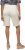 Ulla Popken Frayed Hemline Elastic Waistband Bermuda Shorts White - Jeans & Byxor i Stora Storlekar – Plus Size - 