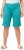 Ulla Popken Frayed Hemline Elastic Waistband Bermuda Shorts Bright Turquoise - Jeans & Byxor i Stora Storlekar – Plus Size - 