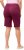 Ulla Popken Frayed Hemline Elastic Waistband Bermuda Shorts Magnolia Red - Ulla Popken - 