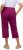 Ulla Popken Cropped Ruby Fit Pants Magnolia Red - Jeans & Byxor i Stora Storlekar – Plus Size - 