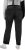 Ulla Popken Side Stripe Stretch Fit Boyfriend Jeans Black - Jeans & Byxor i Stora Storlekar – Plus Size - 