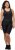 Ulla Popken Padded Cycling Zip Front Bodysuit Black - Jeans & Byxor i Stora Storlekar – Plus Size - 