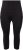 Ulla Popken Cropped High Waisted Leggings Black - Jeans & Byxor i Stora Storlekar – Plus Size - 
