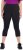 Ulla Popken Cropped High Waisted Leggings Black - Jeans & Byxor i Stora Storlekar – Plus Size - 