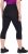 Ulla Popken Cropped High Waisted Leggings Black - Jeans & Byxor i Stora Storlekar – Plus Size - 