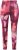 Ulla Popken Abstract Print Ski Leggings Red - Jeans & Byxor i Stora Storlekar – Plus Size - 