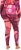 Ulla Popken Abstract Print Ski Leggings Red - Jeans & Byxor i Stora Storlekar – Plus Size - 