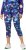 Ulla Popken Neon Bubble Quick Dry Leggings Blue - Jeans & Byxor i Stora Storlekar – Plus Size - 