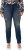 Ulla Popken Sammy Destroy 5 Pocket Jeans Blue Denim - Jeans & Byxor i Stora Storlekar – Plus Size - 