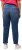Ulla Popken Rhinestone Detail Stretch Fit Skinny Jeans Blue Denim - Jeans & Byxor i Stora Storlekar – Plus Size - 