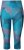 Ulla Popken Quick Dry Cropped Geometric Print Leggings Blue - Jackor - 