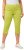 Ulla Popken Stretch Fit Raw Hem Capris Pistachio - Jeans & Byxor i Stora Storlekar – Plus Size - 