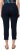 Ulla Popken Cropped Raw Hem Jeggings Denim Blue - Jeans & Byxor i Stora Storlekar – Plus Size - 