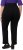 Ulla Popken Striped Elastic Waist Sweatpants Black - Jeans & Byxor i Stora Storlekar – Plus Size - 