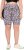 Ulla Popken Leopard Print Quick Drying Shorts Black - Jeans & Byxor i Stora Storlekar – Plus Size - 