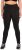 Ulla Popken Straight Leg Quick Drying Leggings Black - Jeans & Byxor i Stora Storlekar – Plus Size - 