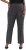 Ulla Popken Sparkling Pinstripe Elastic Waist Pants Black - Jeans & Byxor i Stora Storlekar – Plus Size - 