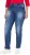 Ulla Popken Tapered Leg Lightly Distressed Jeans Denim Blue - Jeans & Byxor i Stora Storlekar – Plus Size - 