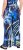 Ulla Popken Blue Stroke Wide Leg Palazzo Pants - Jeans & Byxor i Stora Storlekar – Plus Size - 