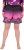 Ulla Popken Active Wide Leg Elastic Waist Palm Tree Pattern Mesh Shorts Black - Jeans & Byxor i Stora Storlekar – Plus Size - 