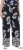 Ulla Popken Fossil Print Elastic Waist Palazzo Pants Black - Jeans & Byxor i Stora Storlekar – Plus Size - 