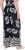 Ulla Popken Fossil Print Elastic Waist Palazzo Pants Black - Jeans & Byxor i Stora Storlekar – Plus Size - 