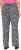 Ulla Popken Leopard Print Elastic Waist Pants Black - Jeans & Byxor i Stora Storlekar – Plus Size - 