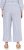 Ulla Popken Coastal Stripe Linen Blend Elastic Waist Culottes Blue - Jeans & Byxor i Stora Storlekar – Plus Size - 
