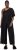 Ulla Popken Asymmetric Lace Panel Jumpsuit Black - Jeans & Byxor i Stora Storlekar – Plus Size - 