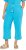 Ulla Popken Muslin Elastic Waist Culottes Blue - Jeans & Byxor i Stora Storlekar – Plus Size - 