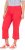 Ulla Popken Wide Leg Twill Mary Fit Culottes Neon Red - Jeans & Byxor i Stora Storlekar – Plus Size - 