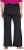 Ulla Popken Split Leg Uv Protective Pants Black - Jeans & Byxor i Stora Storlekar – Plus Size - 