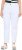 Ulla Popken Used Look 5 Pocket Comfy Waistband Mom Jeans Snow White - Jeans & Byxor i Stora Storlekar – Plus Size - 