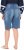 Ulla Popken Denim Wide Leg Elastic Waist Bermuda Shorts Blue Denim - Jeans & Byxor i Stora Storlekar – Plus Size - 