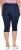 Ulla Popken Denim Elastic Waist Capres Blue - Jeans & Byxor i Stora Storlekar – Plus Size - 
