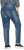 Ulla Popken Decorative Seam Stretch Fit Boyfriend Jeans Blue - Jeans & Byxor i Stora Storlekar – Plus Size - 