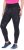 Ulla Popken Quick Drying Flower Print Leggings Black - Jeans & Byxor i Stora Storlekar – Plus Size - 
