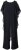 Ulla Popken Layered Chiffon Wrap Jumpsuit Grey - Jeans & Byxor i Stora Storlekar – Plus Size - 