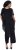 Ulla Popken Layered Chiffon Wrap Jumpsuit Grey - Jeans & Byxor i Stora Storlekar – Plus Size - 
