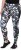 Ulla Popken Quick Drying Botanical Print Sport Leggings Black - Jeans & Byxor i Stora Storlekar – Plus Size - 