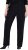 Ulla Popken Rose Wide Leg Stretch Waist Trousers Black - Jeans & Byxor i Stora Storlekar – Plus Size - 