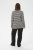 Kaffe Curve Miana Long Sleeve Polo Chalk with Black Stripe - Pikéer - 