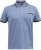 D555 Talbot Pique with Jacquard Collar Polo Shirt Blue - Pikétröjor - Stora pikétröjor - 2XL-8XL