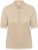 Kaffe Curve Lizzy Contrast Knitted Polo Feather Grey Melange - Pikéer - 
