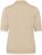 Kaffe Curve Lizzy Contrast Knitted Polo Feather Grey Melange - Pikéer - 